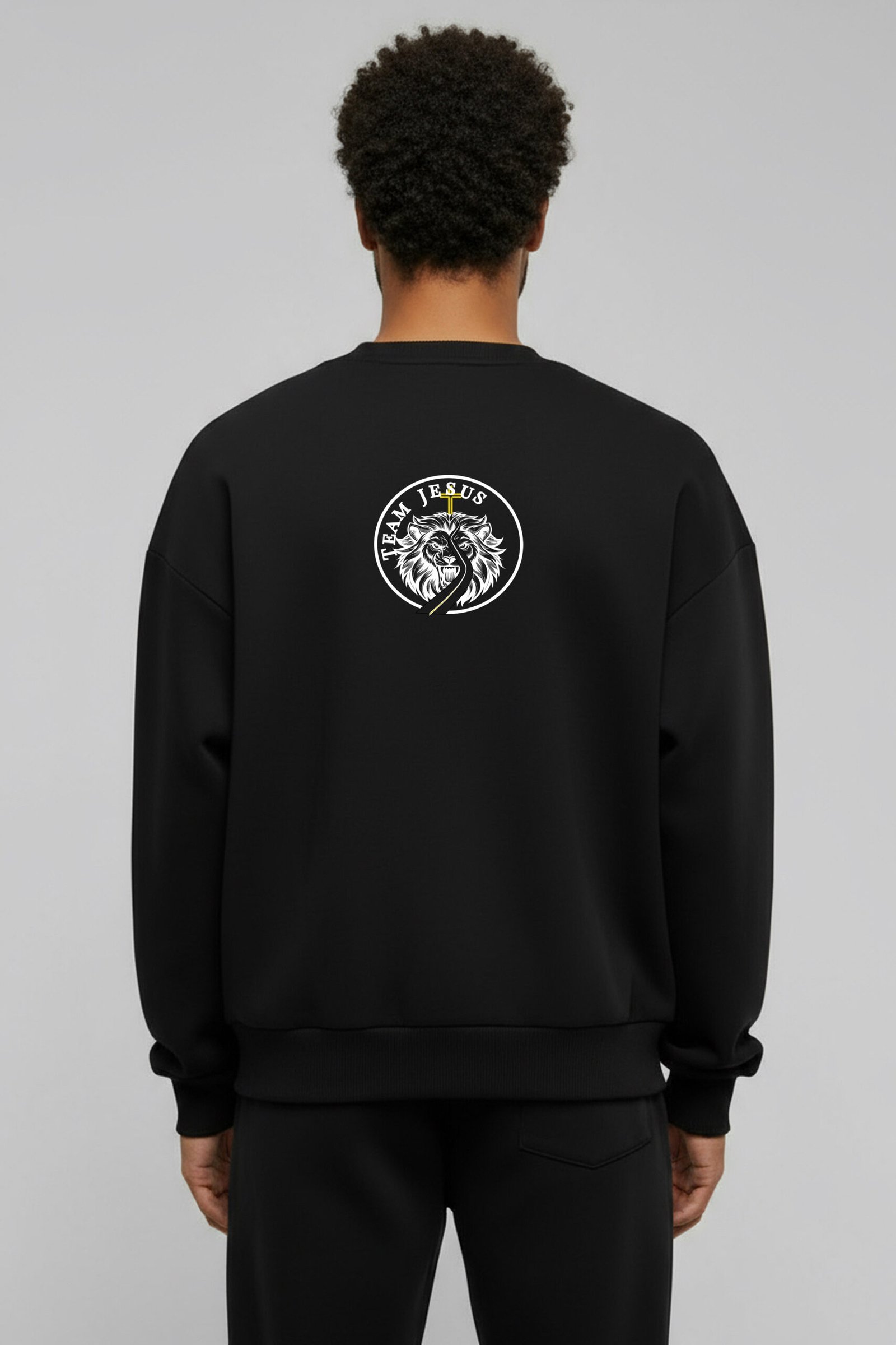 Black MyProudJesus Sweatshirt - Image 2
