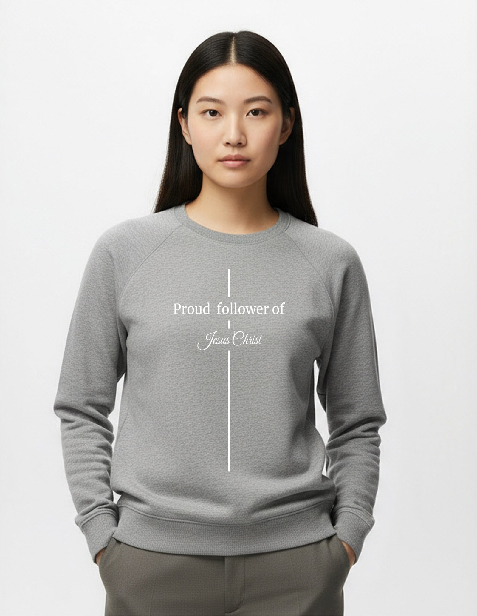 Gray MyProudJesus Sweatshirt