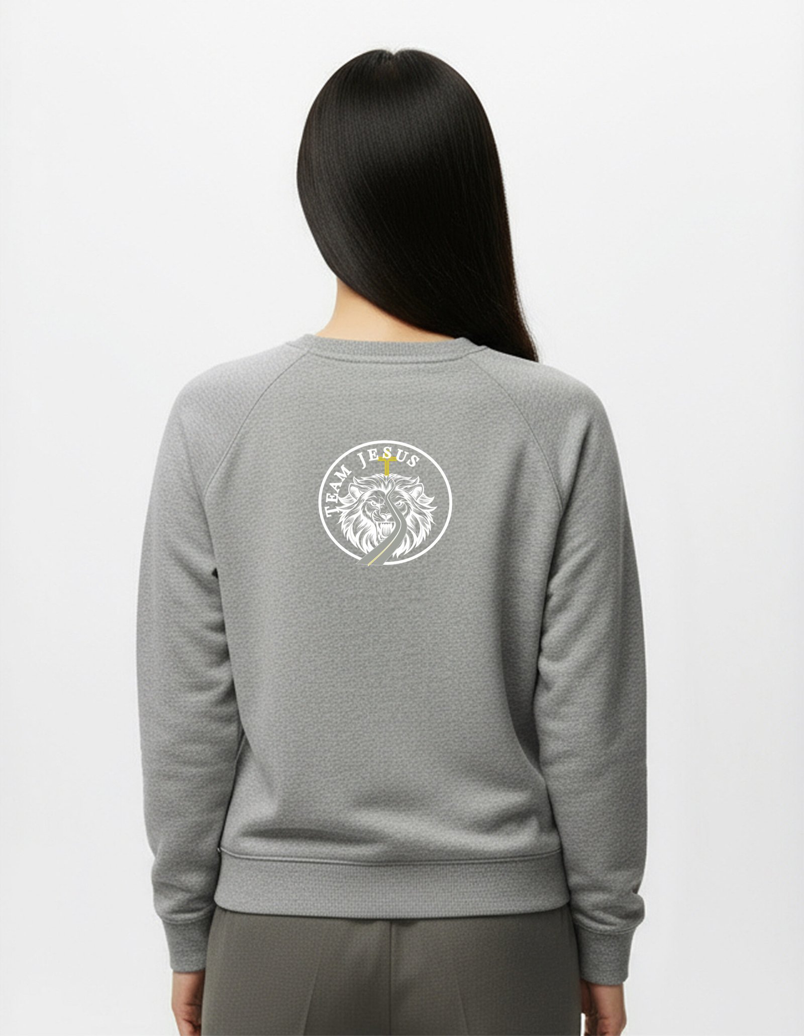 Gray MyProudJesus Sweatshirt - Image 2