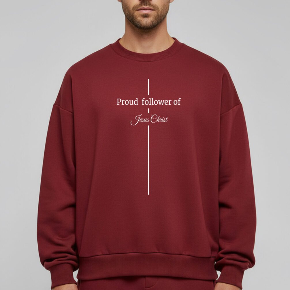 Red MyProudJesus Sweatshirt