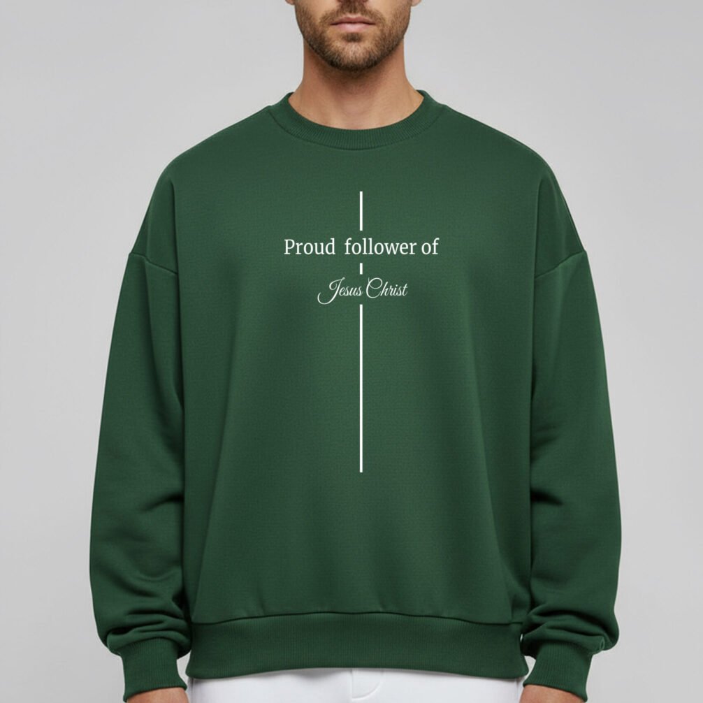 Green MyProudJesus Sweatshirt
