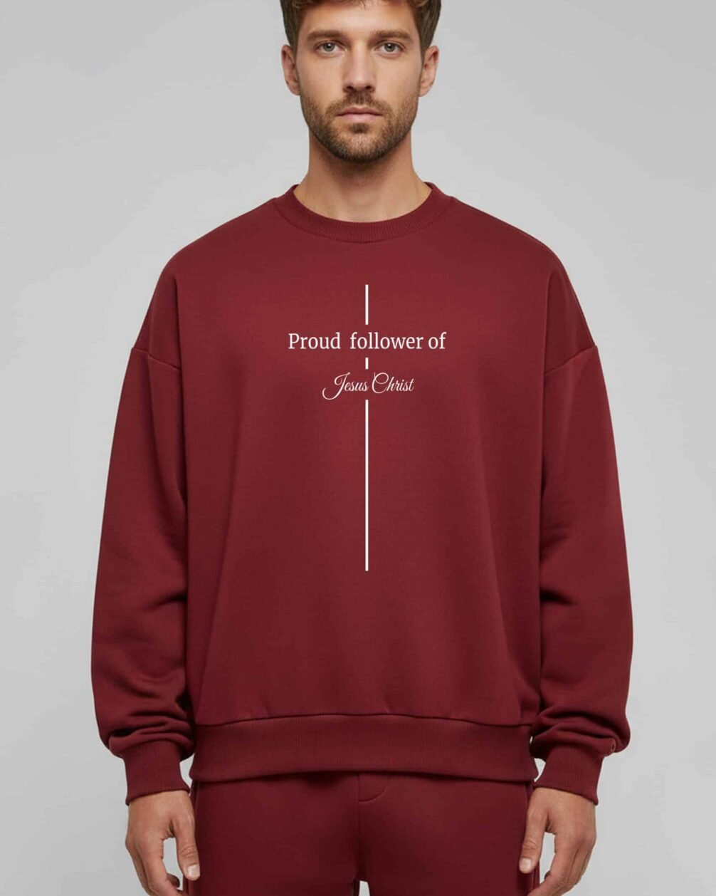 Red MyProudJesus Sweatshirt